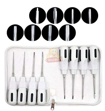 8pcs Dental Luxating Lift Elevators Capeador Curved Root Extracting Dentist Surgical Instruments