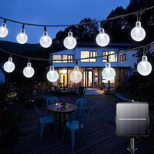 5m 20 LED Solar Bubble String Light