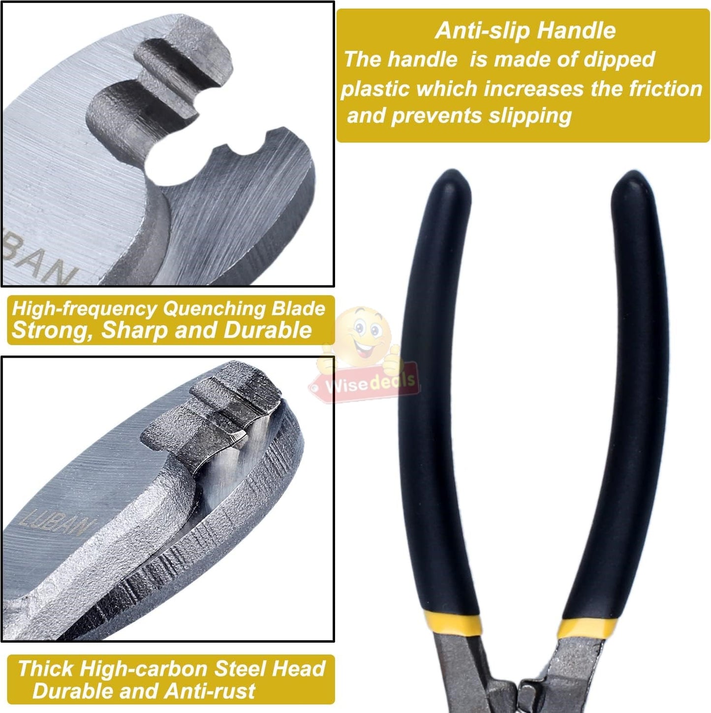 FI-High Carbon Steel 200mm (8 Inch) Cable Cutter