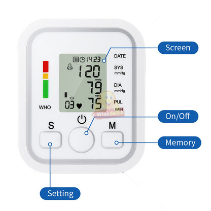 Blood Pressure and Heart Rate Monitor