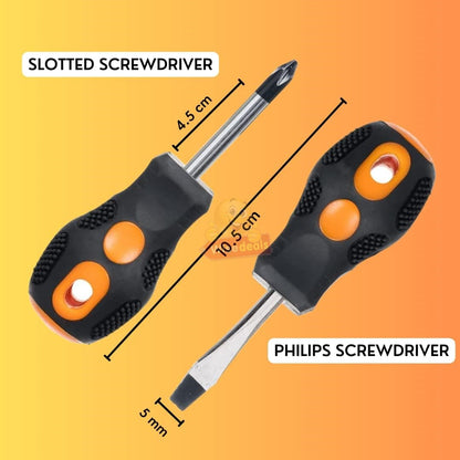 Short Compact Magnetic Finder Screwdriver