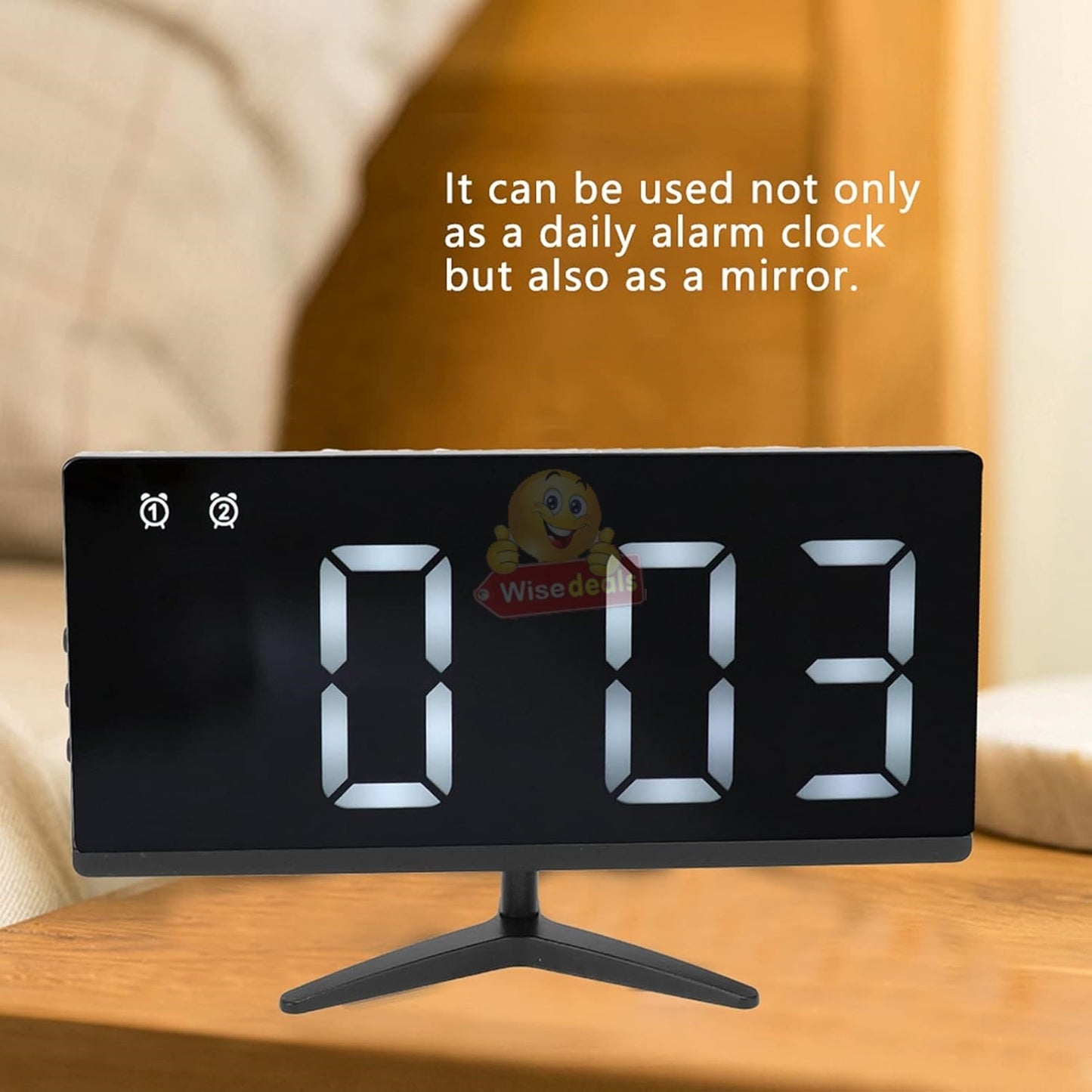 LED Display LED Temperature Alarm Clock