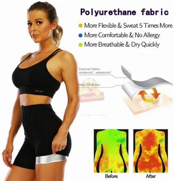 Sauna Sweat Short Pants for Body Shaping