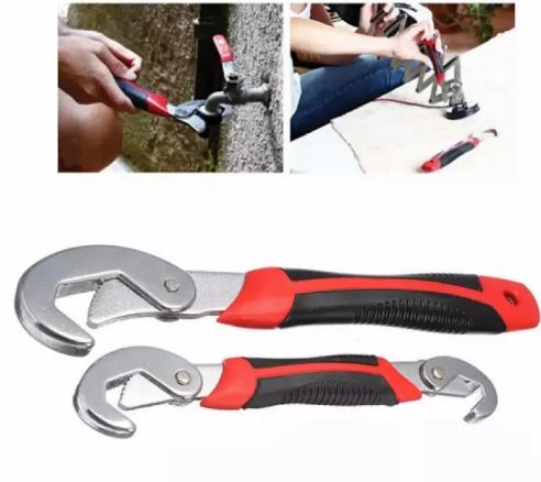 2 Piece Snap ‘n Grip Adjustable Universal Wrench