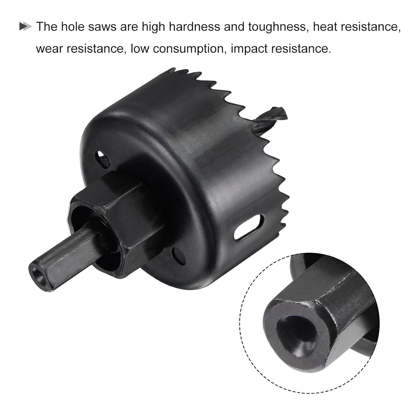 6 Piece Hole Saw Set