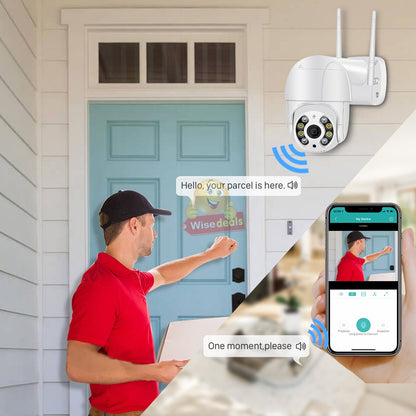 Waterproof Outdoor WIFI IP Camera with V380 PRO App