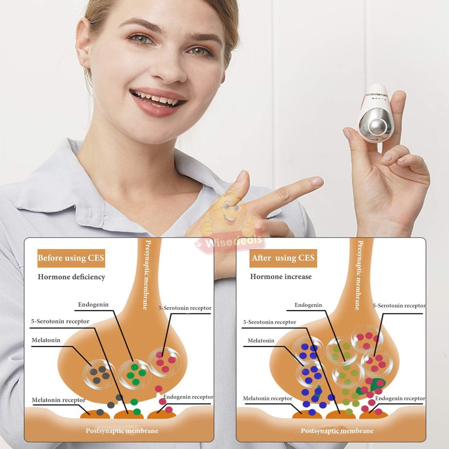 Handheld Sleep Aid Device Massager