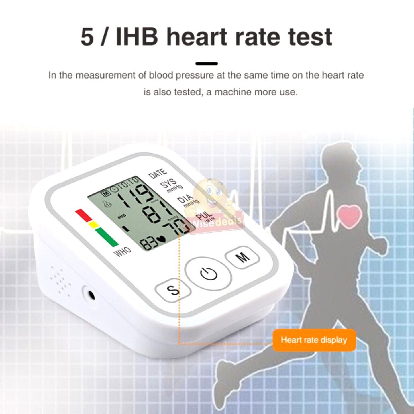 Blood Pressure and Heart Rate Monitor