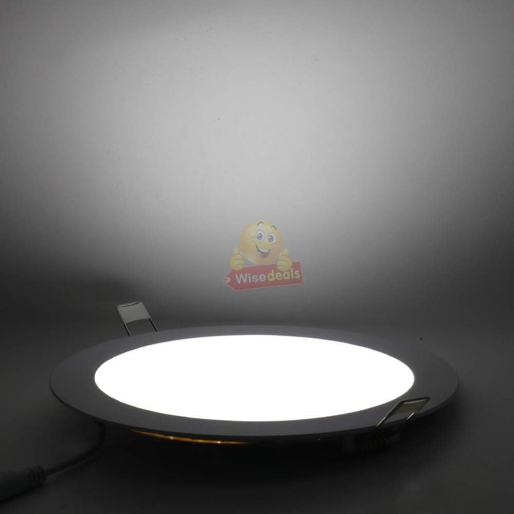 2 Pack 6W Round LED Downlight with Power Supply