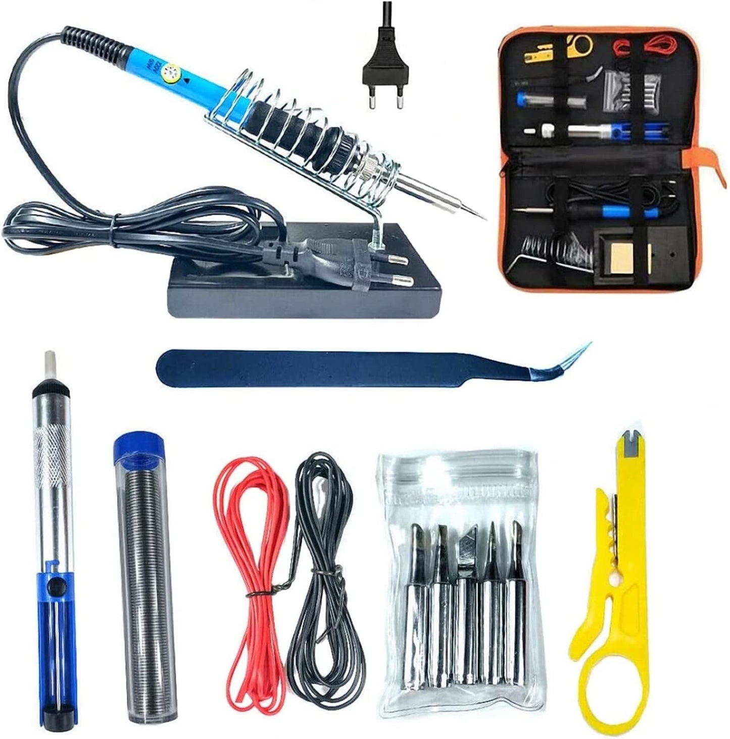 15 Piece Soldering Kit with lots of Accessories in Case