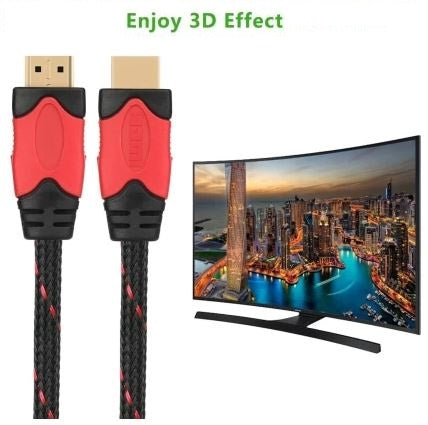 3m Braided HDMI to HDMI Cable