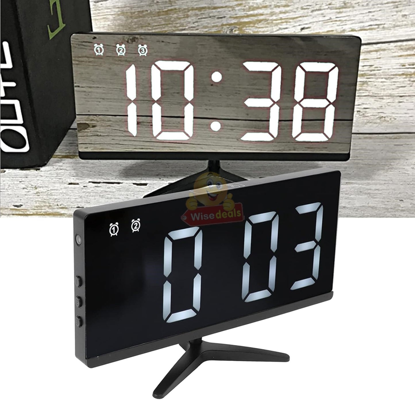 LED Display LED Temperature Alarm Clock