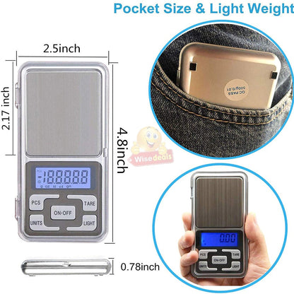 LCD Display Mini Digital Pocket Scale
