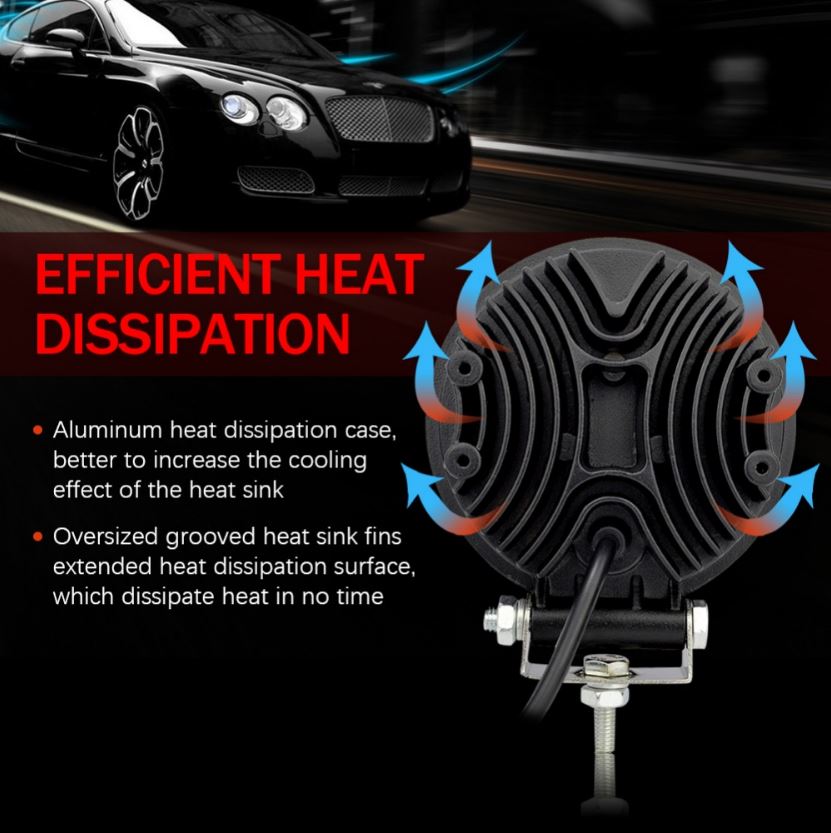 27W Circular Waterproof LED Flood Spot Light