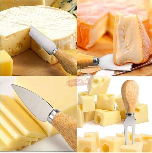 6 Piece Stainless Steel Cheese Set