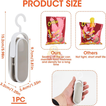 Portable Battery Operated 2 In 1 Mini Bag Heat Sealer and Cutter