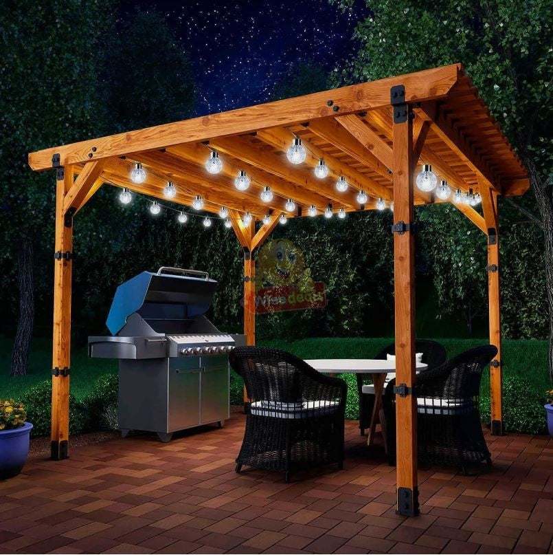 5m 20 LED Solar Bubble String Light