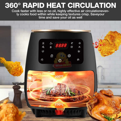 6L LED Digital Display Air Fryer