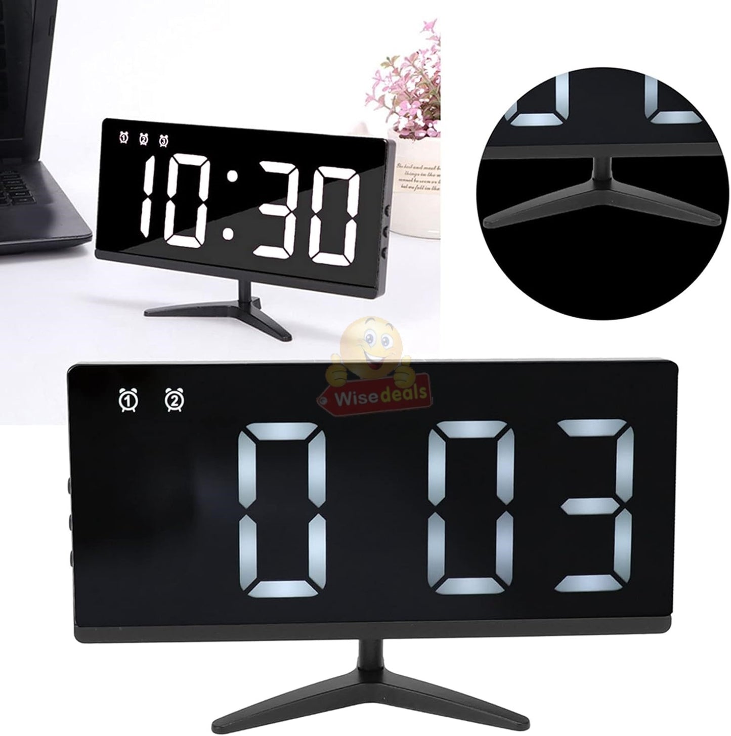 LED Display LED Temperature Alarm Clock