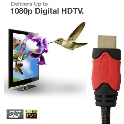 5m Braided HDMI to HDMI Cable