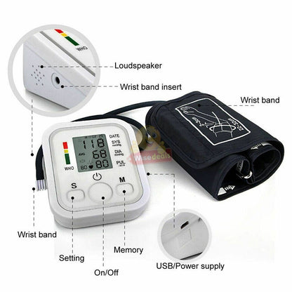 Blood Pressure and Heart Rate Monitor