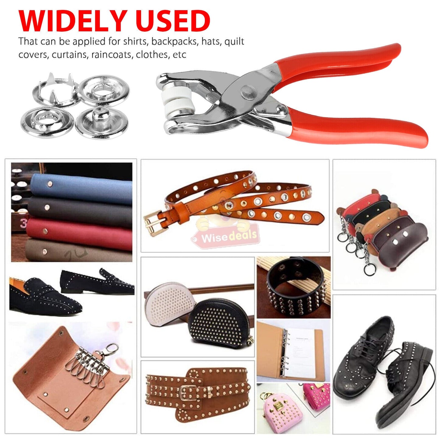 50 Piece Snap Button Kit