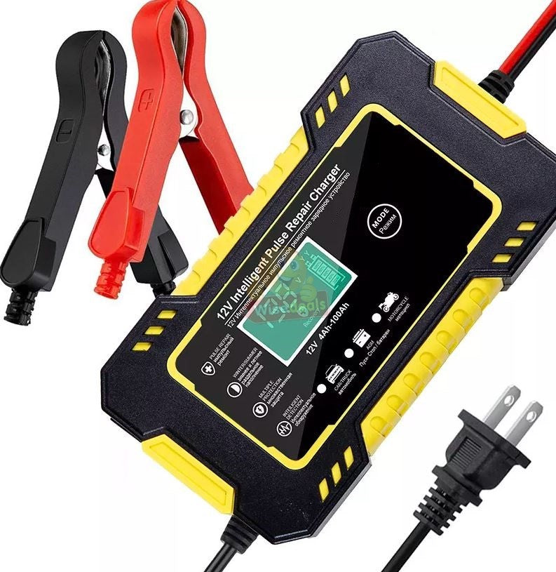 12V 6A Intelligent Pulse Repair Battery Charger