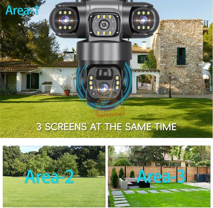 Waterproof 3-in-1 IP WIFI or 4G Sim Card SOLAR Camera