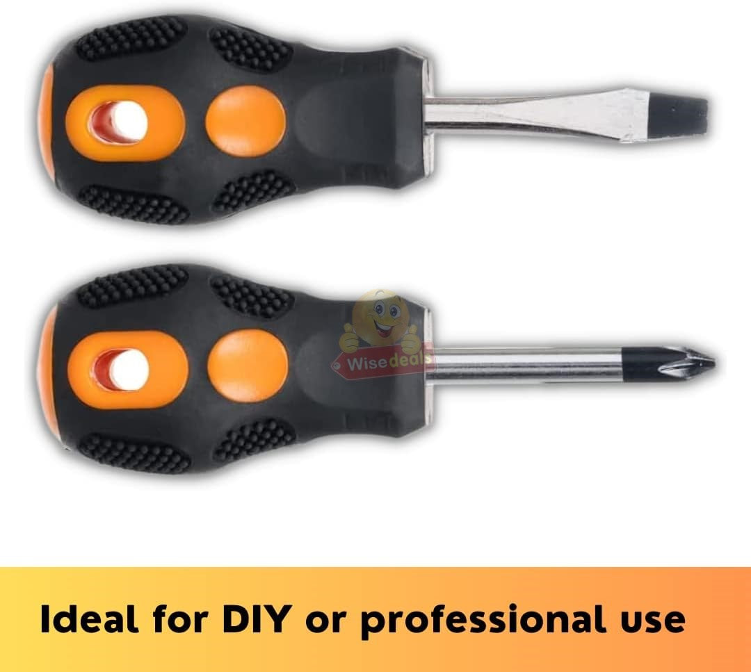 Short Compact Magnetic Finder Screwdriver
