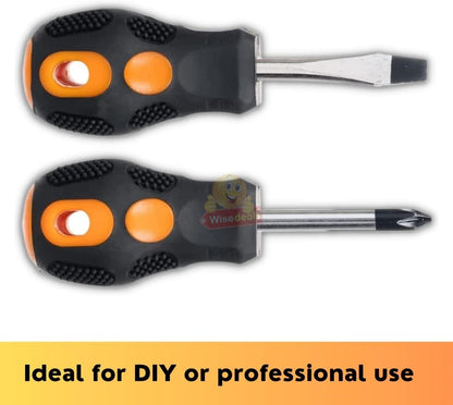 Short Compact Magnetic Finder Screwdriver