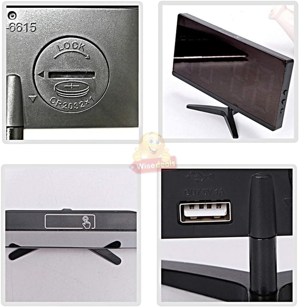 LED Display LED Temperature Alarm Clock