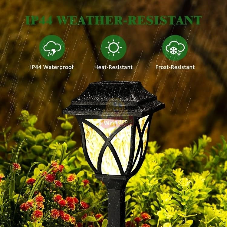 6 PACK Super Bright Solar Portable Light, Battery 2500mAh, 80 Bright SMD Tube LED