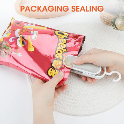 Portable Battery Operated 2 In 1 Mini Bag Heat Sealer and Cutter