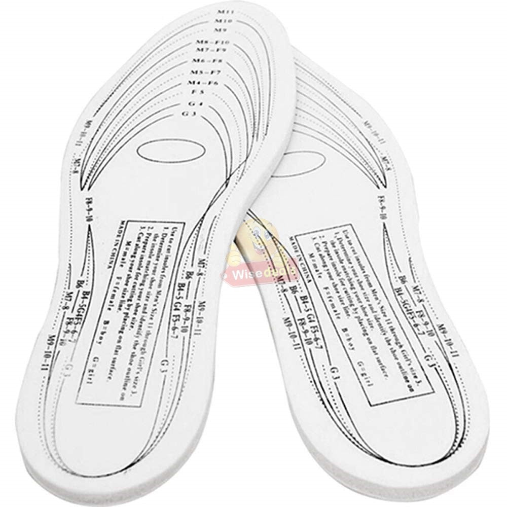1 Pair of Memory Foam Insoles - Cut to Size