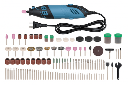 165-Piece Rotary Tool & Accessory Set – with Carry Case