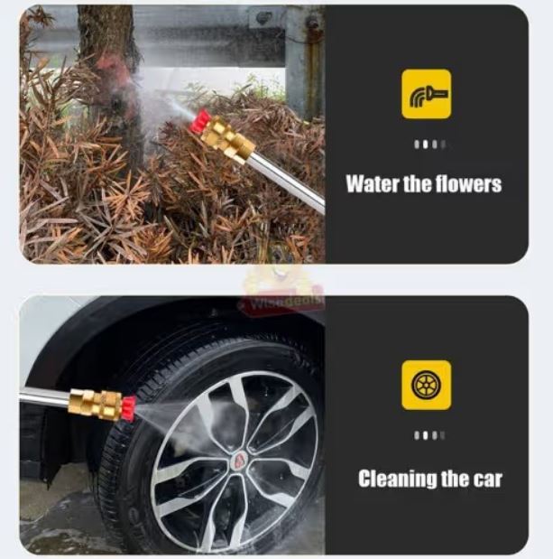 48V Cordless High Pressure Water Gun with Accessories and Carry Case