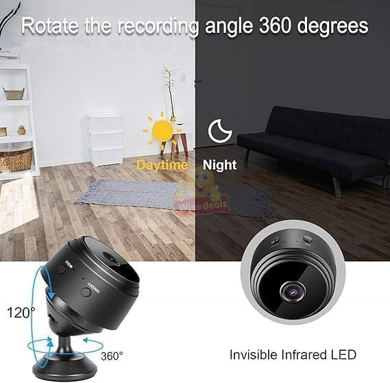 Mini HD Magnetic WIFI Indoor IP Web Monitor Camera