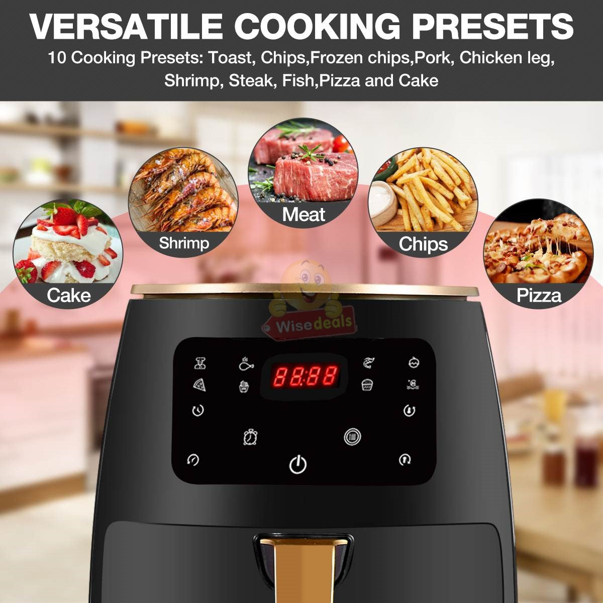 6L LED Digital Display Air Fryer