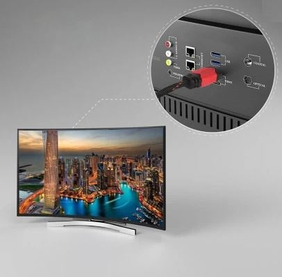 5m Braided HDMI to HDMI Cable