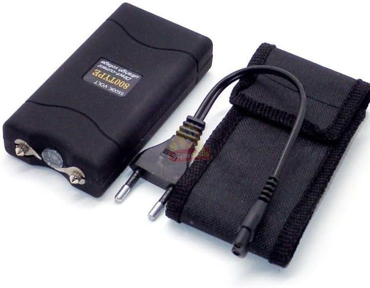 Stun Gun with Flashlight in Bag