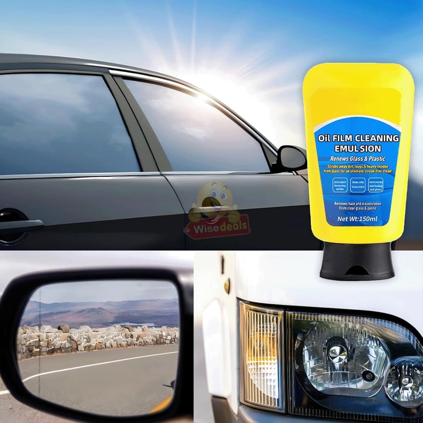 Oil Film Vehicle or Window Glass Remover