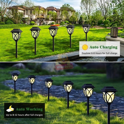 6 PACK Super Bright Solar Portable Light, Battery 2500mAh, 80 Bright SMD Tube LED