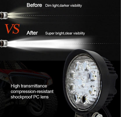 27W Circular Waterproof LED Flood Spot Light
