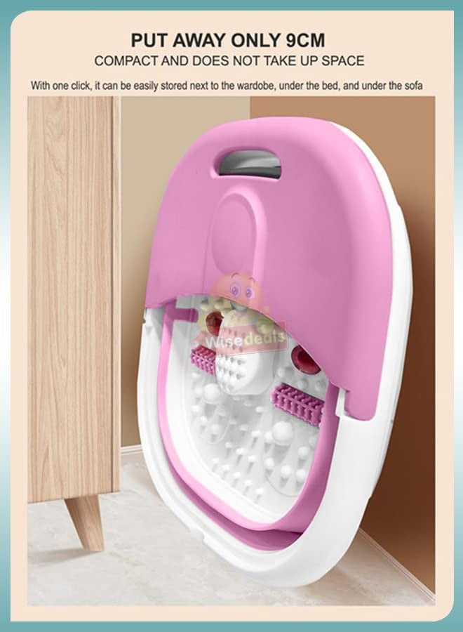 Foldable Foot Spa, Activates Blood Circulation, Relaxes Muscles, Relieve Pain and Inflammation