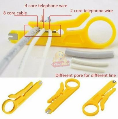 3 In 1 Modular Cable Crimping Tool for RJ45 RJ11 W/ Cable Cutter