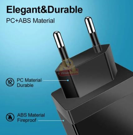 65W – 3 USB and 2 PD Type-C Port Multi Charger
