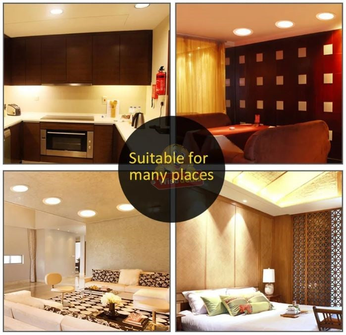 6W Round LED Downlight with Power Supply