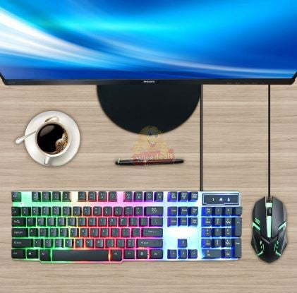 LED Gaming Keyboard and Mouse Set