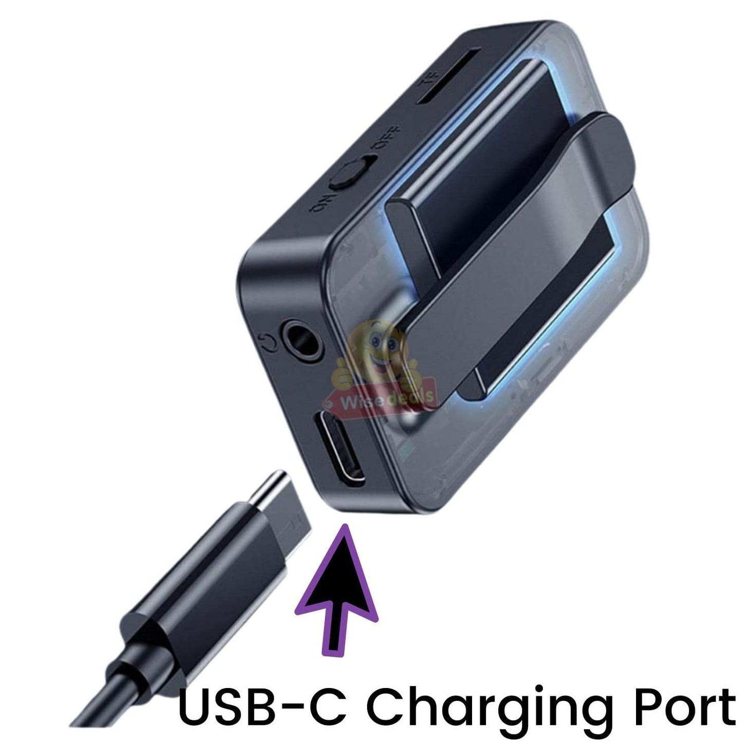 Portable Wireless Audio Player C33 - Bluetooth 5.0, MicroSD, AUX, 200mAh