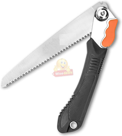 Folding Saw with Triple-cut Razor Teeth